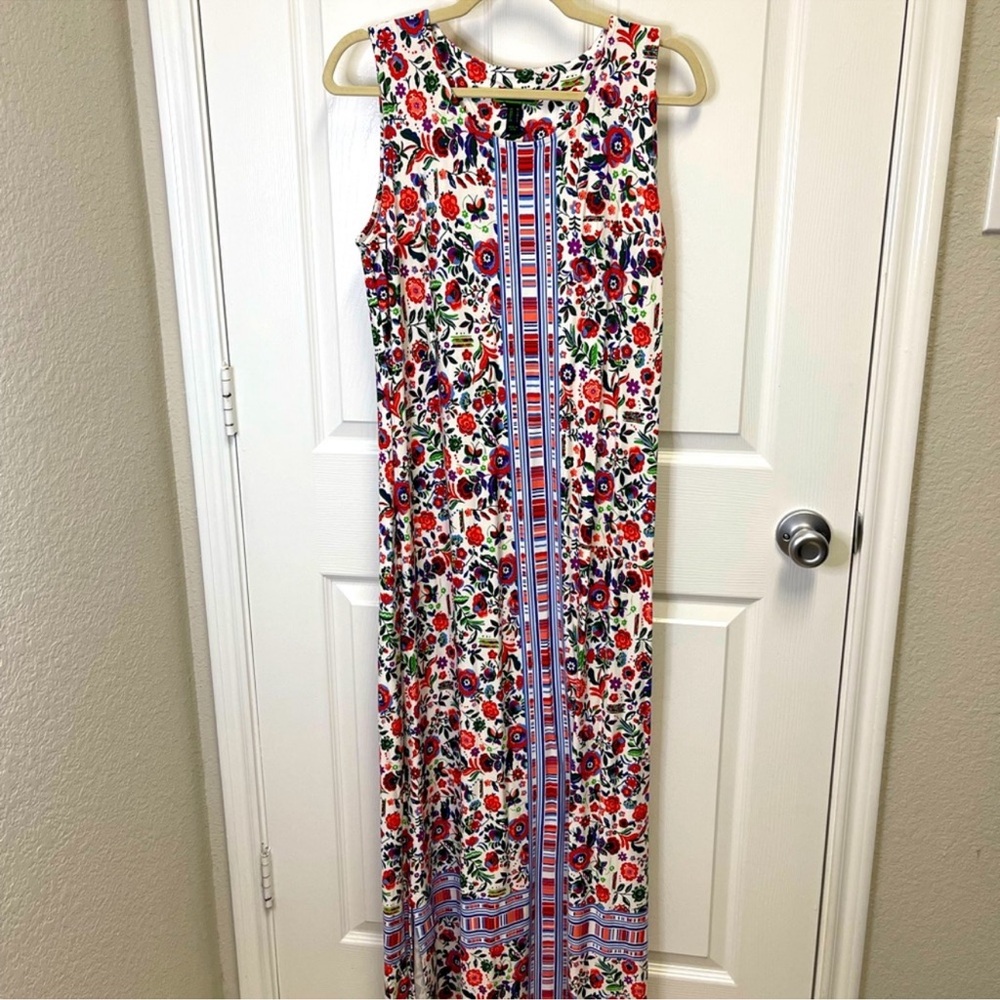 C. Wonder Floral Maxi Dress. Sz Medium